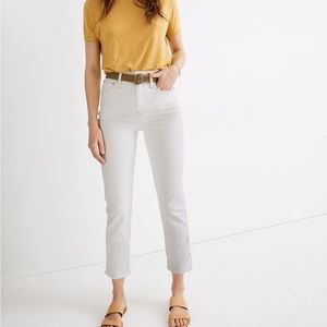 Madewell Classic Straight in Tile White